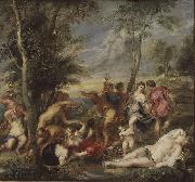 Peter Paul Rubens Bacchanal auf Andros painting